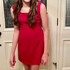 Lulus Women's Red and Pink Dress
